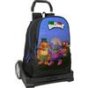 safta BRAINROT Zaino Scuola, Indietro Ergonomico, con Carrello Evolution, Ideale per Bambini di diverse età, Comodo e Versatile, Qualità e Resistenza, 32 x 16 x 44 cm