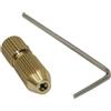 Sogoluat Mandrino per trapano in ottone per albero motore da 2,35 mm, per dispositivo di serraggio con capacità di 0,8 mm-1,5 mm, per strumento di precisione per elettronica fai da te e modellismo