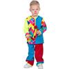 WILBERS & WILBERS - Costume da clown per neonati | 2 pezzi con top e pantaloni, allegro costume da clown per Carnevale, feste a tema