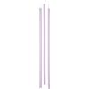 Cereria Di Giorgio - 12 Candele Stelo - Diametro 0.9 cm Altezza 37 cm - Colore Viola chiaro - Durata 3 ore - Non profumate