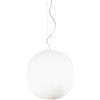 Ideal Lux Mapa SP1 D50 Lampada a Sospensione, Vetro, Bianco