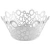 GIO'STYLE Giostyle Cestino Tondo ForMe | Bianco | D 26 cm | Made in Italy | Plastica 100% Riciclabile