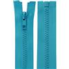 cyclingcolors 2x Cerniera Lampo n. 5 70 cm Chiusure Cursore Tirante Zip Poliestere Abbagliamento Arredamento Cucito Giacche, Blu turchese