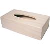 INNSPIRO Scatola fazzoletti in legno di balsa con coperchio 25 x 12 x 7 cm.