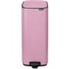Brabantia Pattumiera Bo a pedale 30L (Lilac Pink), Secchio spazzatura a pedale con chiusura soft, con cestino in plastica facile da pulire e sacchetti pattumiera inclusi