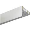 GARDINIA Binario per tende con copertura P2Ü, 3 vie, Forature per montaggio a soffitto (Confezione da 6)