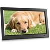 Generic Cornice fotografica digitale con slot USB e SD, telecomando, riproduzione video/musica, calendario/orologio, e-book, sensore di movimento umano, funzione di accensione/spegnimento automatico