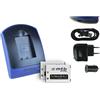 mtb more energy 2x Batteria + Caricabatteria (USB/Auto/Corrente) per Nikon EN-EL11, Coolpix S550 S560 / Olympus Li-60B / Pentax D-Li78 / Ricoh DB-80 / Sanyo DB-L70... Kameras v. lista
