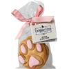 DoggyeBag Paw Color 2 Biscotti per Cani a Forma di Zampa Decorati con Glassa allo Yogurt, verde