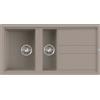 Elleci Lavello cucina 1000 x 510 1 vasca e mezza da incasso in Granitek Tortora | Elleci Best 475 LGB47543