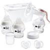 Tommee Tippee Starter Kit per L'allattamento al Seno, Tiralatte Manuale, Biberon e Tettarelle, Scatola di Sterilizzazione, Succhietti 0-6 m, Vasetti per Latte Materno, Coppette Assorbilatte Monouso