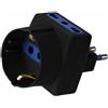 EcoPrice Adattatore Triplo 1 Schuko +2 10/16A Spina 16A B