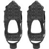 Qsvbeeqj 24 denti tacchetti scarpe slip on neve & ghiaccio picchi 24 denti antiscivolo trazione ghiaccio ramponi inverno neve grip per escursionismo neve tacchetti per pendolarismo