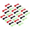 NUOBESTY Kit 30 Tappi in Gomma per Spurgo Freni Bicicletta, Accessori per Ugello Olio, Protezione Antipolvere per Uso Ciclistico