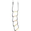 KQFCAZRE Rope Ladder Arrampicata Ripiegabile Resistente con Gradini in Resina Antiscivolo Portatile Adatta per Imbarcazioni Gonfiabili Motore, Tre Pneumatici