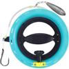 Drawup Handline - Kit di mulinello da pesca pre-rigato, 45 m, per cernia per snapper, bobina in ABS per acqua salata, 16 cm, blu