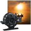 UrbanHui Mini mulinello portatile per pesca su ghiaccio, carpa, mosca, attrezzatura da pesca, barca, roccia, spiaggia, lago, fiume, bacino idrico, stagno, ruscello (55#)
