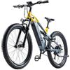 KIMDYMA K1 Bicicletta Elettrica E-MTB | Doppia Sospensione 27,5 | Batteria 48V 20Ah (160 km) | Motore 80Nm, 9 Velocità | Pneumatici 27.5×2.8 | Città e Fuoristrada (Grigio giallastro)