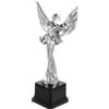 MAGICLULU Premio Danza Competizione con Base Stabile Decorativo con Scultura Ballerina Elegante e Resistente Riconoscimento per Concorso di Ballo Indoor
