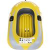URSXODAWQ Kayak Canoa Gonfiabile in PVC, Barca da Pesca Gonfiabile per 1 Persona, Resistente con Spessore di 0,3 mm, con Doppio Supporto per Pagaie e Doppia Valvola, Barca ad Aria