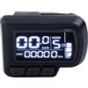 Dolvitrny Pannello di controllo LCD per bici elettrica, compatibile con 24 V, 36 V, 48 V, interfaccia a 6 pin, per bicicletta elettrica, scooter, strumento di ricambio