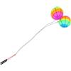 SAFIGLE Kit Palla Arcobaleno con Asta, 2 Set, PVC, per Casa | Pratico, Adatto a Interno ed Esterno, Rosso Incluso, per Bambini e Adulti, Allena Spalle e Stabilità