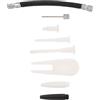 NIYANGLE Kit 5 Set Accessori per Gonfiatore Tappi Solidi in Lattice e Metallo per Palloni Pilates e Cerchi da Nuoto, per Esercizi di Equilibrio e Atmosfera Estiva