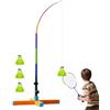 Générique Allenatore Di Badminton A Rimbalzo Rimbalzo Automatico Pieghevole Per | Set di Badminton per Auto-allenamento per Campo, Soggiorno, , Giochi, Giardino, Palestra, Balcone