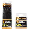 Guru SMWG Speed Stop Hair Rig senza ardiglione da 10,2 cm (taglia 12 4,1 kg)
