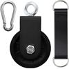 Favuit Puleggia per cavi, rotazione a 360 gradi, blocchi di sollevamento per fitness, silenzioso, liscio, rimovibile, rotella di sollevamento, sistema di puleggia per cavi Lat Pulldown, attacco per macchina