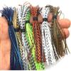 Drawup Filo di gomma a 7 colori per pesca alla spigola e trota, materiale elastico per barba per gonne spinner, 127 mm