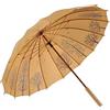 Generic CMBSSTFC Ombrelli Ombrello Ombrello da Golf in bambù Ombrello Lungo Extra Large con Manico in bambù Ombrello a Bastone Compatto Ombrello da Golf Ombrello Antivento Forte (Blu : A)