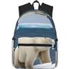 ybhgvc Polar Bear Print Unisex Leggero Impermeabile Casual Zaino Per Il Viaggio Quotidiano Viaggi Weekend