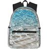 ybhgvc Clear Sea Water Print Unisex Leggero Impermeabile Casual Zaino Per Il Viaggio Quotidiano Viaggi Weekend