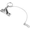 VANZACK Ferramenta per Tendalini Barca in Acciaio Inox Regolabile con Cerniera Rimovibile e Catena per Ponte Accessorio Marina per Yacht e Imbarcazioni Installazione Semplice e Protezione