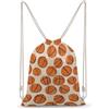 SMAZDFXX Zaino con coulisse a fantasia basket, borsa sportiva da palestra in tela per uomo e donna