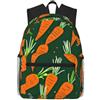 ybhgvc Happy Carrot Print Unisex Leggero Impermeabile Casual Zaino Per Il Mondo Quotidiano Viaggi Weekend