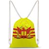 SMAZDFXX Zaino con coulisse e bandiera di guerra del Vietnam del Sud, borsa sportiva da palestra, borsa a tracolla in tela per uomo e donna
