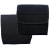 Glewi Copripedali MTB in neoprene per pedali piatti, protezione per il trasporto di bici, colore nero, S/M (due paia)
