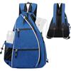 Naroote Zaino Borsa a Tracolla Regolabile Borsa per Racchetta da Tennis Impermeabile con 5 Tasche per Tennis Badminton Sport Tessuto Oxford Blu 1 unità (#3)