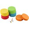 Glewi Set di 10 avvolgitori per lenza da pesca in schiuma EVA, spilli, 65 x 17 mm, per riporre senza grovigli, in scatola ABS, colori misti