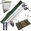 Ultimate Set Per Carpe Complete Ultimate Con Canne, Mulinelli Baitrunner, Poggiacanne, Allarmi E Materiali! - Kit Carpfishing