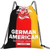 Generic Zaino con Coulisse German American Heritage Month Borsa con Coulisse Pieghevole Sacchetta Sportiva Grande capacità Sacca da Palestra per Spiaggia Viaggi Vacanze