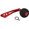 Drawup Manopola di ricambio in EVA per mulinelli da spinning, comoda impugnatura rotonda, lunghezza 91,5 mm, per canne da pesca alla carpa (oro)