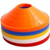 The Great Indian Bazaar Confezione da 50 coni a disco agility per trapani veloci - 17,8 cm (D) x 5,1 cm (H), 5 colori, 10 ciascuno, resistenti e di grado professionale, per calcio, calcio, basket, attrezzature sportive di
