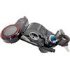 Gigirom Cruscotto Dello Scooter Elettrico, Display LCD for parti Kickscooter, for Hitway, for display scooter elettrico H5 con accessori cruscotto strumento di bloccaggio