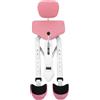 Sxhlseller Macchina per l'allenamento della flessibilità Leg Split Machine 180° |330 Libbre per Carichi Pesanti, Ingranaggio di Bloccaggio e Timer per Ginnastica da Ballo (Bianco Rosa)