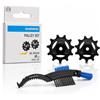 maxxi4you Shimano DURA-ACE RD-R9250 - Set di ruote per cambio a 12 velocità, con spazzola per catena per bicicletta