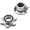 Generic Fermo Bilanciere Clip per Bilanciere da 25 mm, Morsetti a Vite in Ghisa di