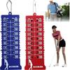 Jiavlyx 2 contatori punteggi da golf, 18 fori, contatore di punteggi da golf, indicatore dei risultati del golf, 1 blu, 1 rosso, contatore di colpi, contatore di colpi, contatore di colpi, per gadget